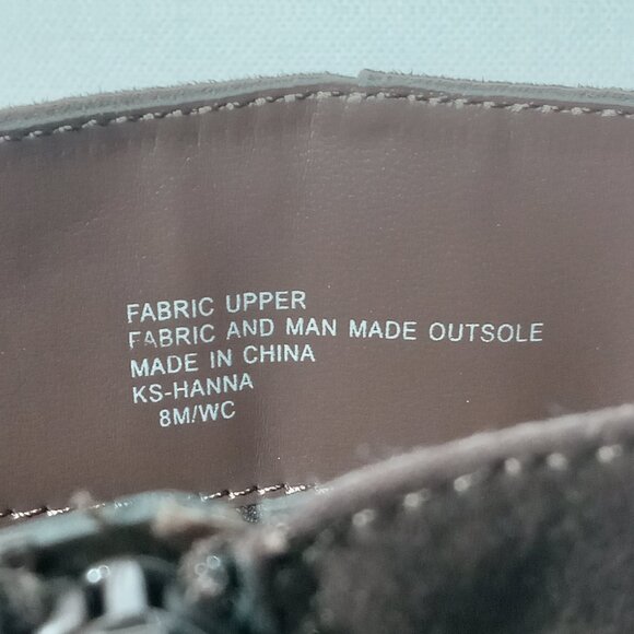 KAREN SCOTT Hanna Brown Faux Suede Knee High Wide Calf Boots Womens Size 8 - Picture 14 of 16